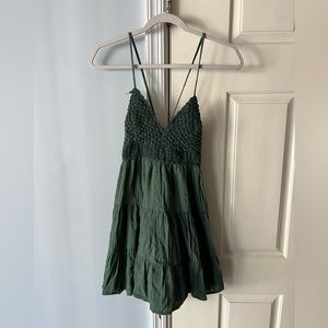 Aerie Forest Green Mini Dress
